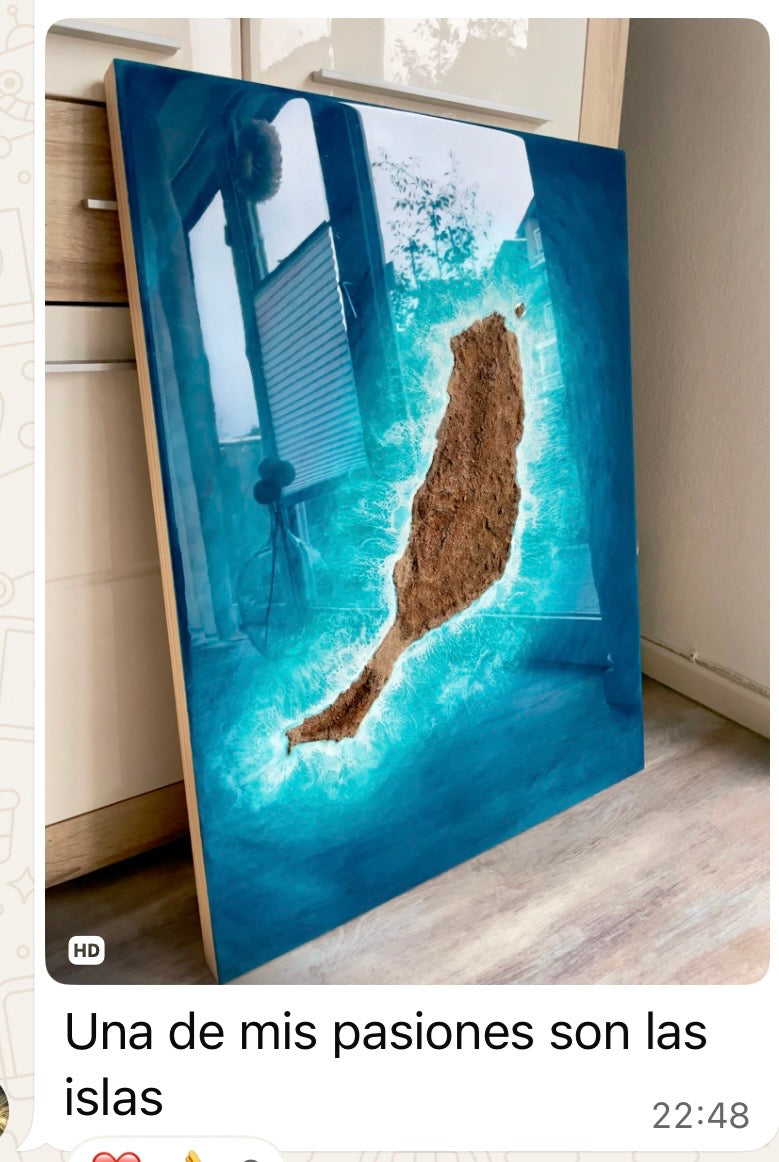 Obra de una alumna del curso de Islas y Archipielagos