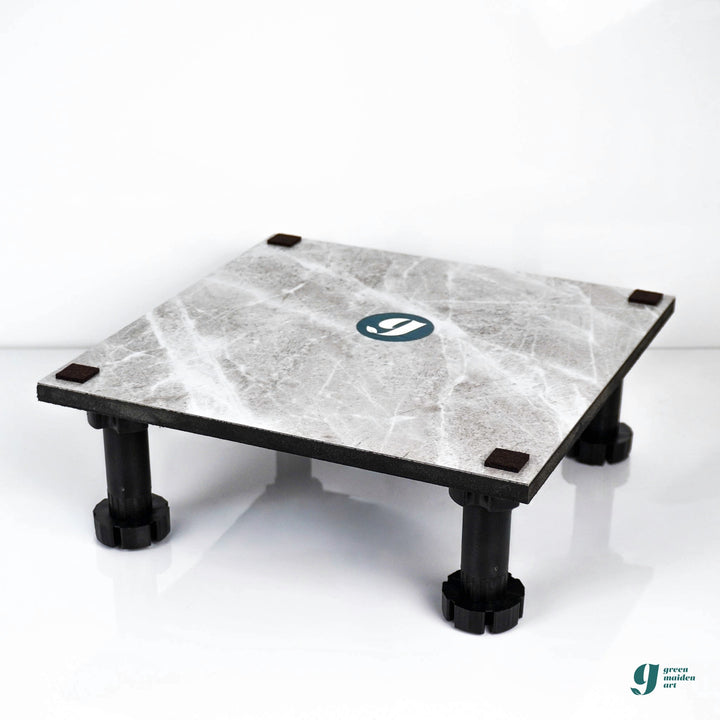 Base Niveladora con superficie de mármol y patas regulables